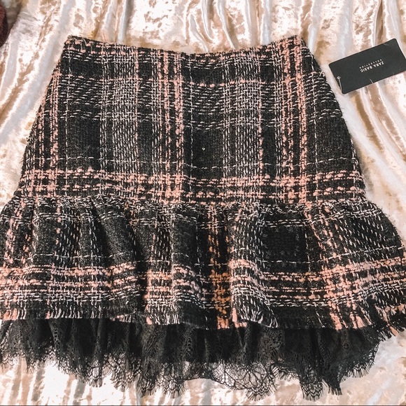 Zara Dresses & Skirts - Zara tweed medium NWT skirt. Pink